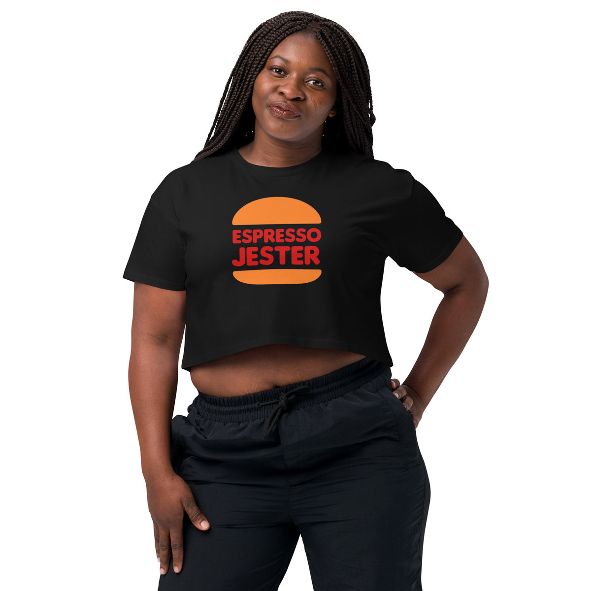 Espresso Jester Crop Top – Cool Roast Curves